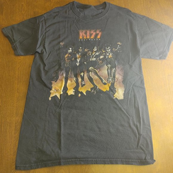 KISS Destroyer Classic Black T-shirt Womens S No Tag see measurements - Picture 3 of 8